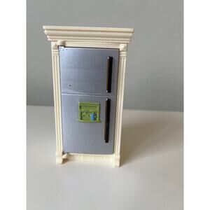 Fisher Price Loving Family Dollhouse Refrigerator Cream White Kitchen